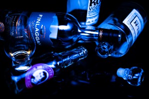 Ein Wodka ein Whisky ein Gin